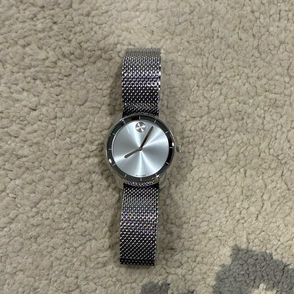 Authentic Movado Mesh Band Watch